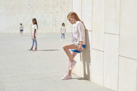 Schaut her, meine Schuhe – der legendäre Puma Basket im tinycottons Design