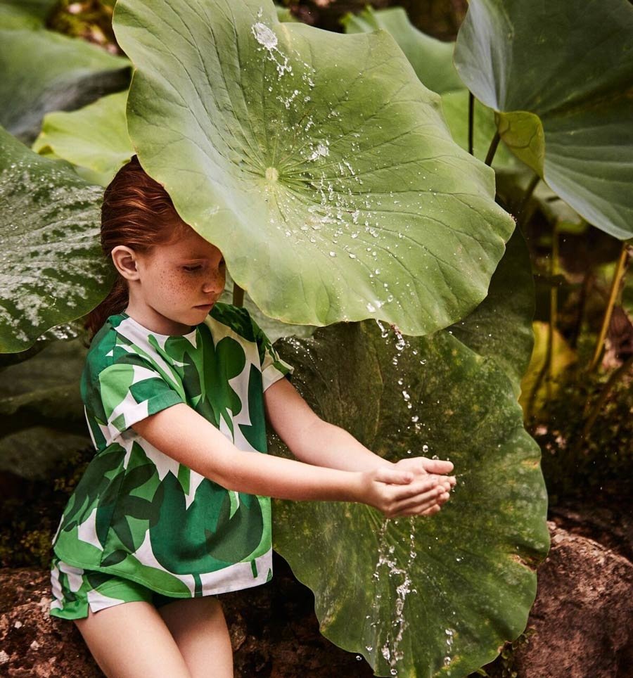 In the Mood for Green: Das Kindermodelabel Il Gufo setzt für SS17 auf die belebende Wirkung von Grün – © Il Gufo