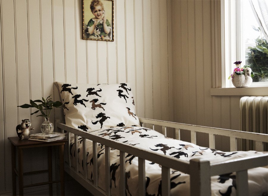 Müde bin ich, geh zur Ruh ... Hier trifft Nostalgie auf Pop-Art: nachhaltige Bettwäsche aus der neuen Home Collection von Mini Rodini