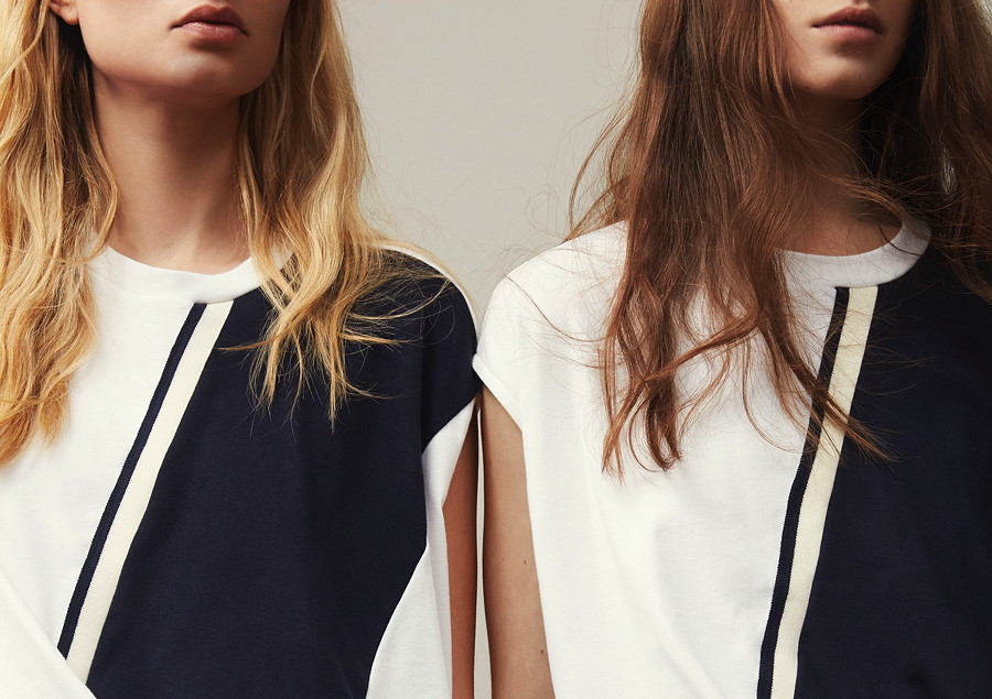 In Zusammenarbeit mit Petit Bateau entwarf Annelie Schubert eine subtil-elegante Capsule Kollektion. © Thomas Lohr