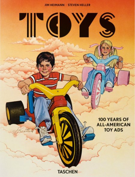 Playing in America: Das Big Wheel Tricycle, ein Kult-Spielzeug aus dem Jahr 1981, thront prominent auf dem Cover © TASCHEN