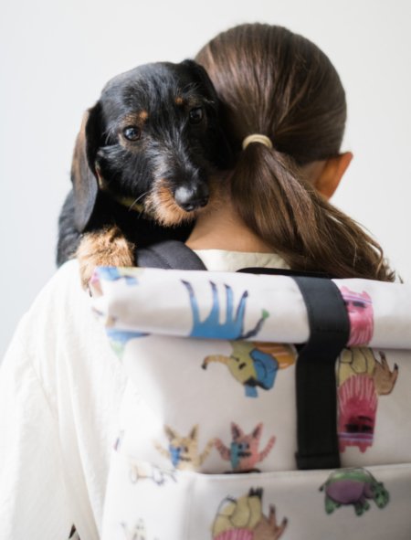 Da wird der Hund in der Pfanne verrückt: UCON ACROBATICS entwirft jetzt auch Rucksäcke für Kinder