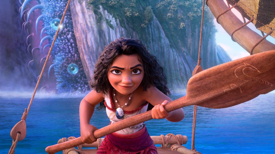 Nimmt das Ruder selbst in die Hand: Disneys mutige Heldin Vaiana von Motunui © 2024 Disney