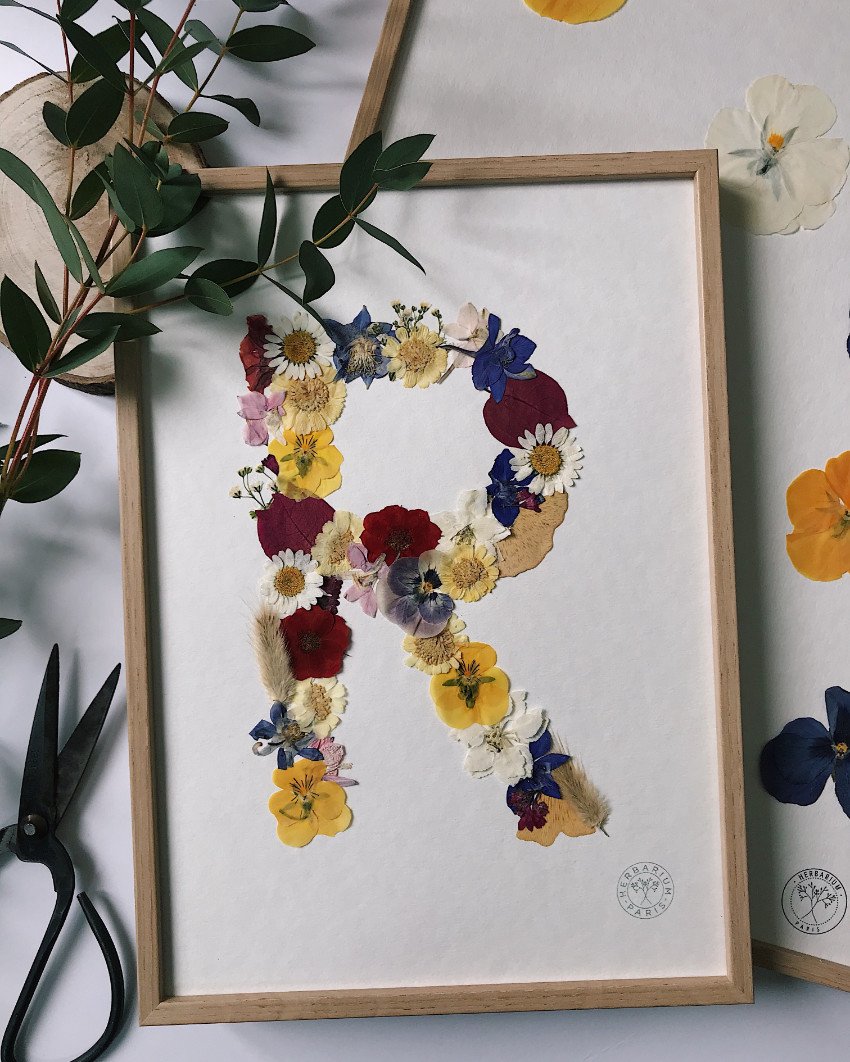 Babyshower Geschenke für Romantiker: Wer Romy, Romeo oder Rosa heißt, darf sich dieses Artwork übers Bettchen hängen