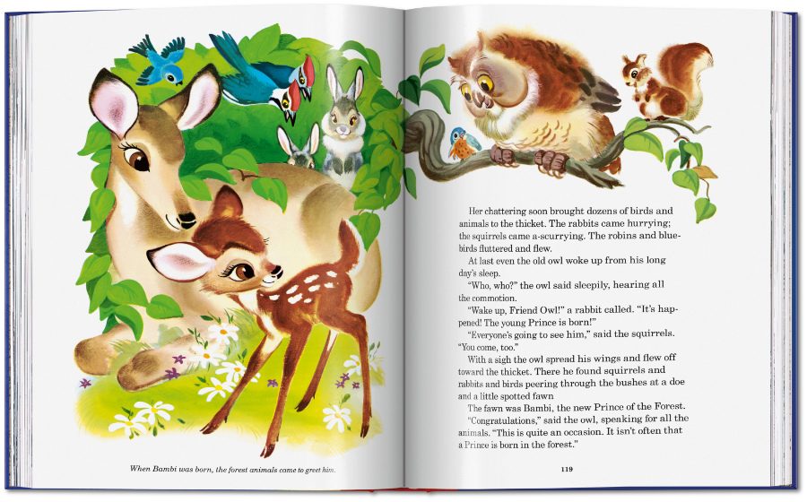 Im Disney-Dickicht kommt 1941 das goldige Rehkitz zur Welt: Bambi © TASCHEN Verlag