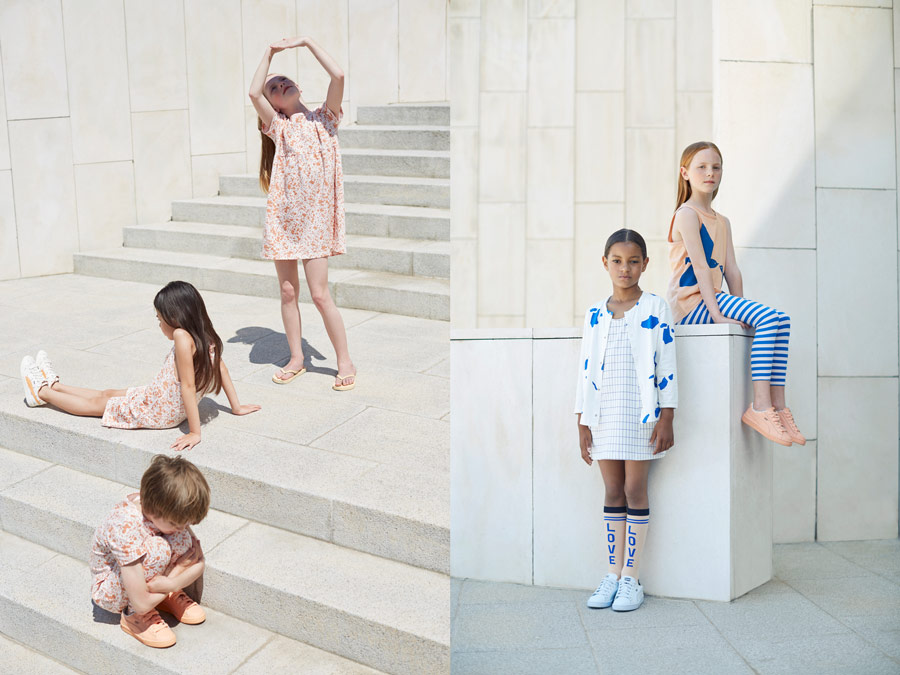 Diese Looks in zarten Pfirsischfarben und tiefem Ozeanblau wecken die Vorfreude auf den Sommer