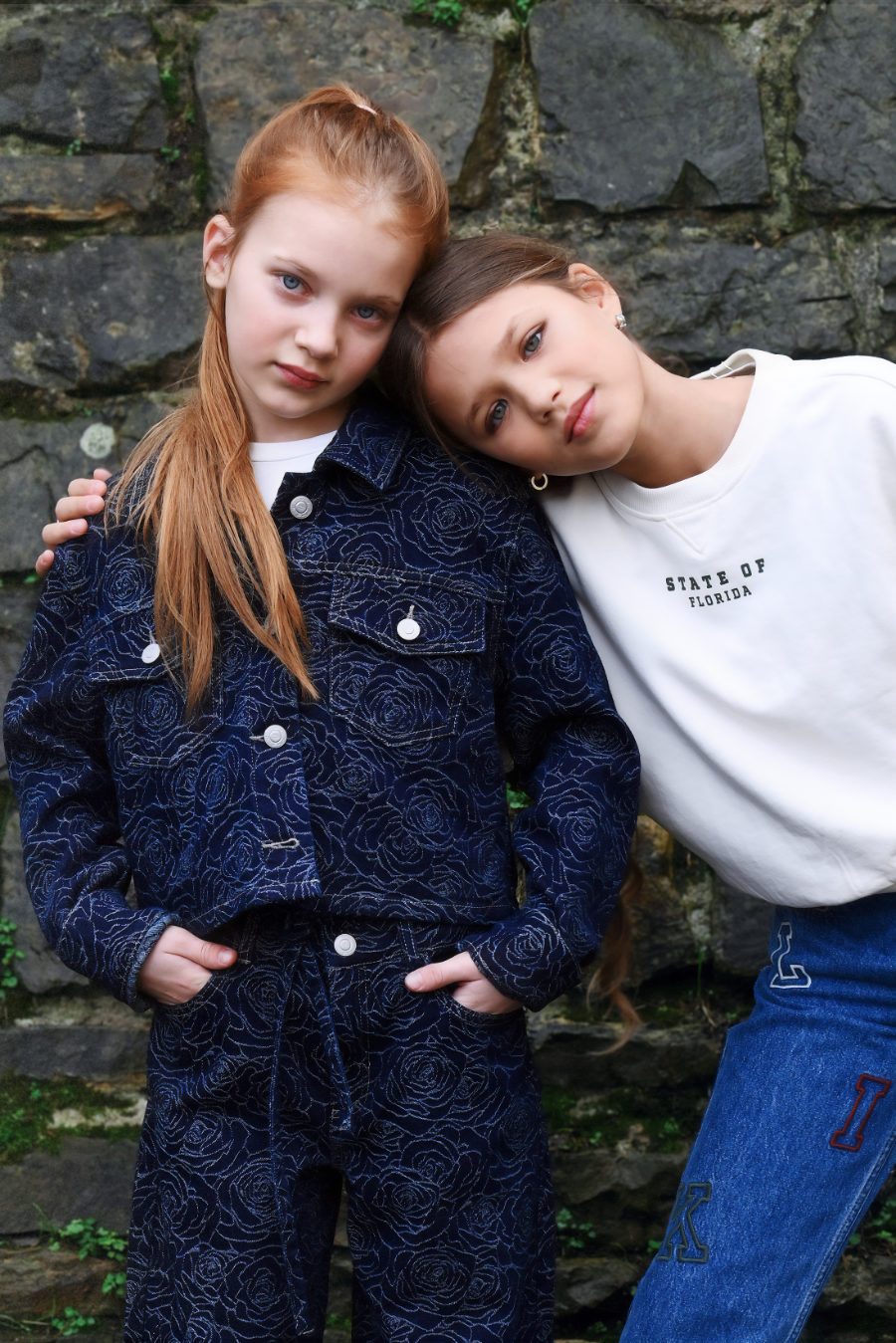 Denim-Styles von KIDS ONLY: Polinas All-Denim-Look ist eine Hommage an den legendären Bing Crosby © Valentyna Pugachova