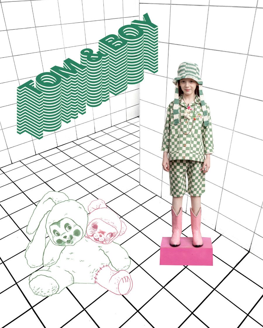 Ob Avatar oder Mensch: Der Unisex-Check-Suit von TOM & BOY macht auch in der Realität eine gute Figur