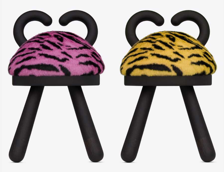 Von Lämmern und jetzt auch Tigern: Die Kopenhagener Designschmiede EO stallt auf, mit einem echten Brüller, dem Tiger Love Stool
