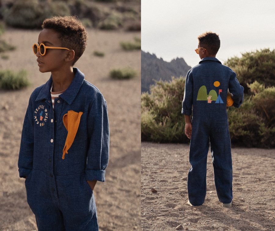 Mode mit Spielraum: Wenn's eng wird, findet der robuste Jumpsuit aus Leinen sicher einen neuen Träger