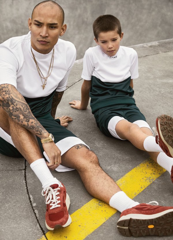 Mini-Me-Outfits für echte Kumpel: Vater und Sohn im Athleisure-Look von UNAUthorized