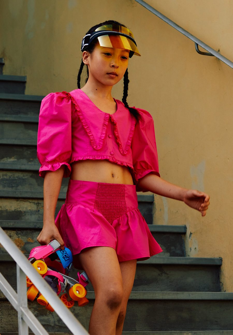 Die 80ies feierten auf der Pitti Bimbo ein Revival in Shocking Pink: FUN & FUN für den Sommer 2024