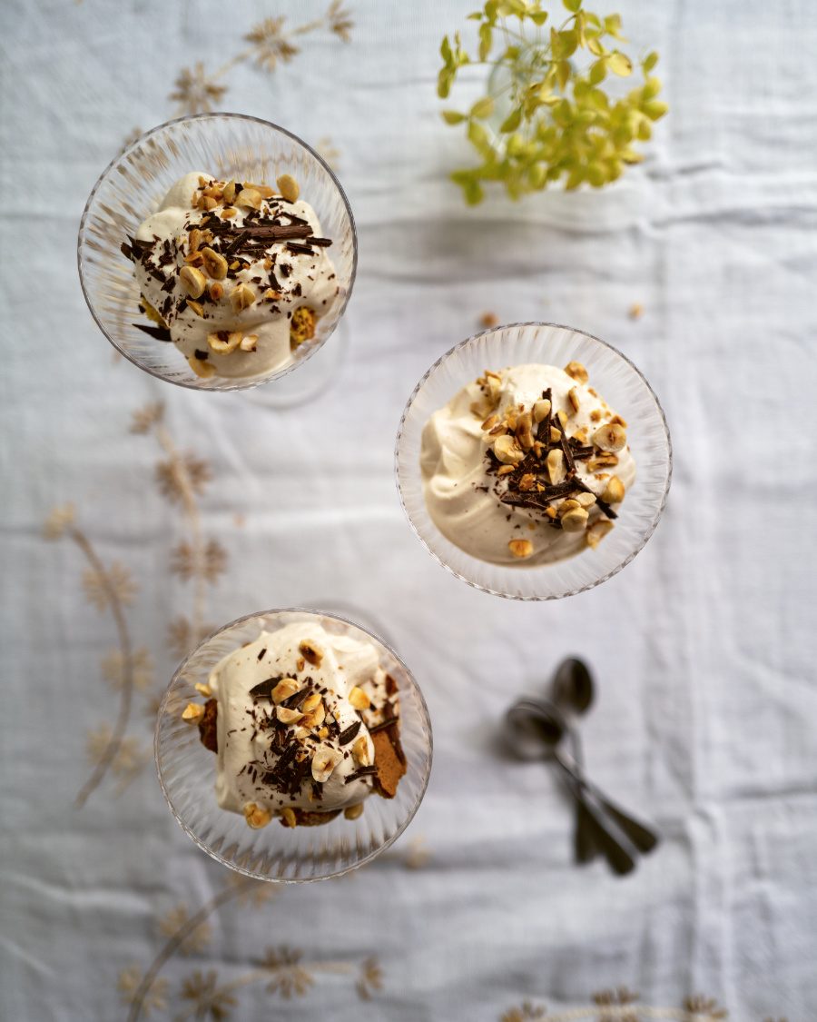 Die Mokka-Ricotta-Mousse ist Letitias Hommage an die berühmte Elizabeth David © Charlotte Bland