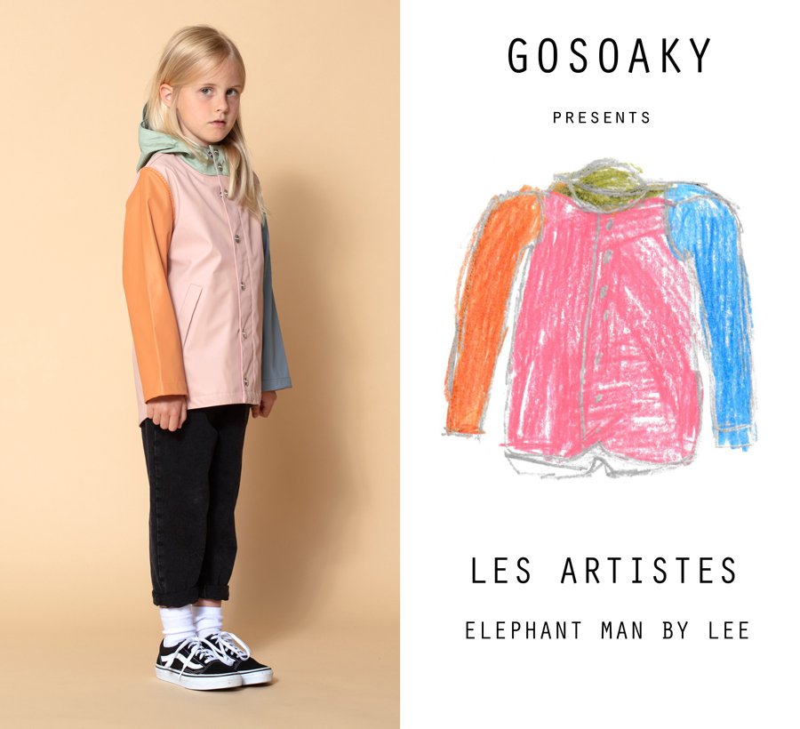 Die Regenjacke als vollendetes Kunstwerk: "Elephant Man", ein ikonisches Modell der Rainwear-Brand GOSOAKY im neuen Design