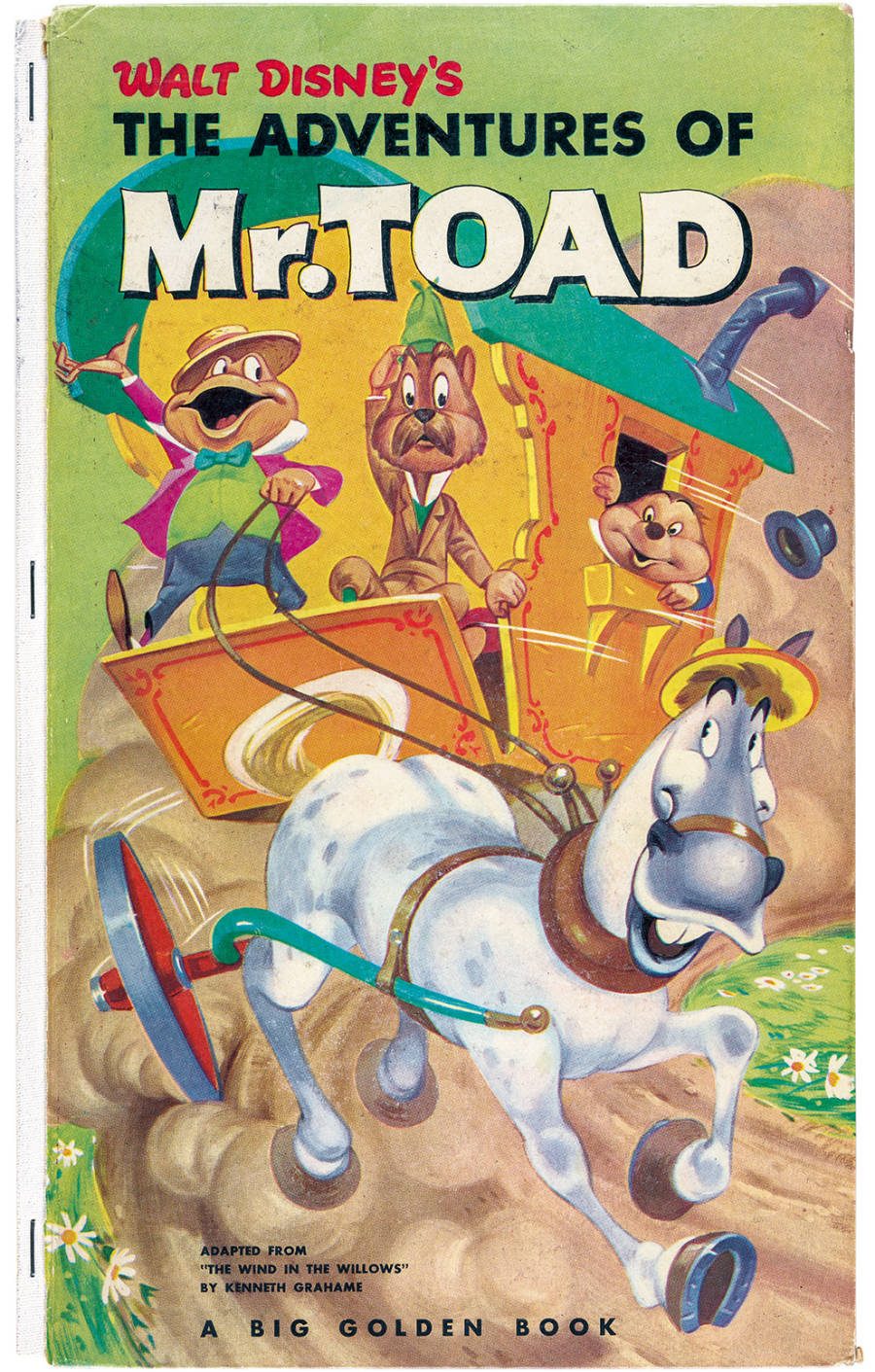 Ein Gentleman im Geschwindigkeitsrausch: 1949 erscheint „The Adventures of Mr. Toad“ mit Illustrationen von Jon Hench © 2025 Disney Enterprises, Inc.