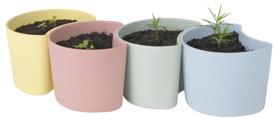 In vier Cupcakefarben erhältlich, eignet sich "Your Tree" auch als Tischdeko für die englische Tea Party