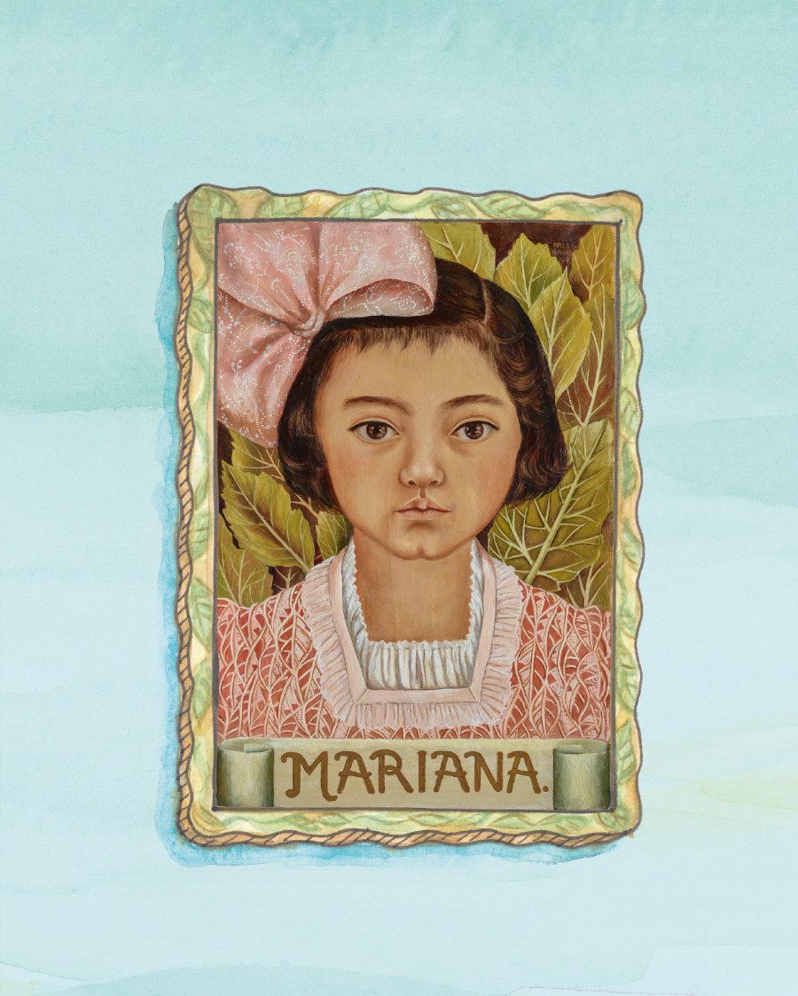 Das Mädchen aus der kleinen Geschichte von Laurence Anholt gab es tatsächlich: Mariana Morillo Safa wurde von Frida Kahlo im Jahr 1944 porträtiert, Öl auf Leinwand, Privatsammlung