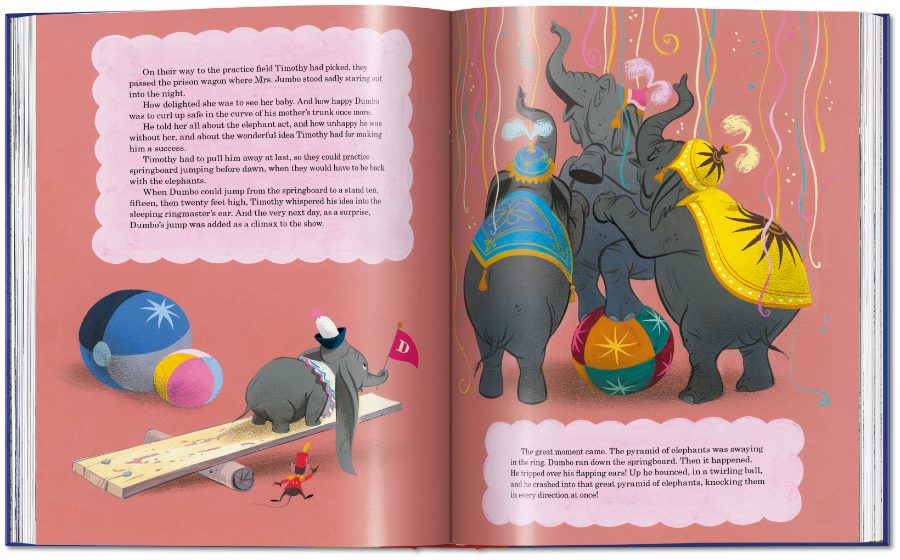 Immer noch eine große Nummer: der Disney-Klassiker „Dumbo“ aus der Feder von Dick Kelsey © TASCHEN Verlag