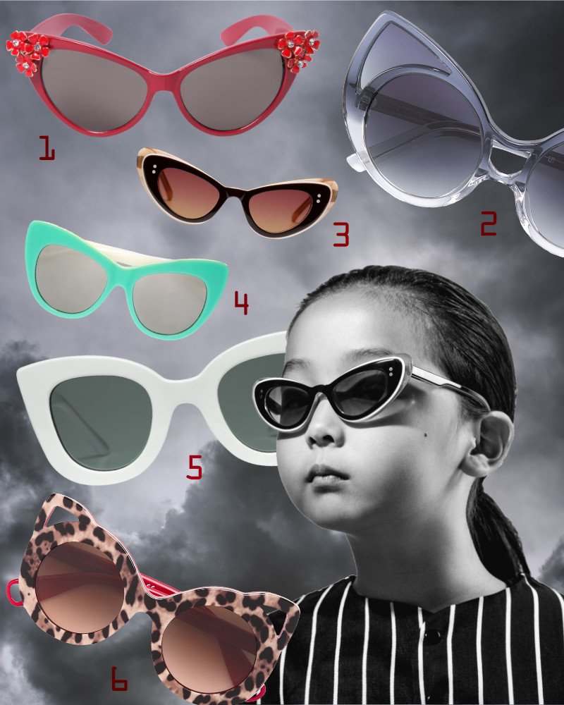 Nachts sind alle Katzen grau? Es sei denn, sie tragen die bunten Cat-Eye Sonnenbrillen. Mädchen mit "Josie"-Brille © Sons & Daughters